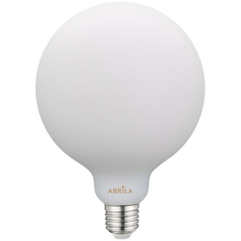 Ampoule globe LED à filament opale E27 « Abrila » (16 W 6 000 K 1 440 lm) Ø 12,5 x 19 cm