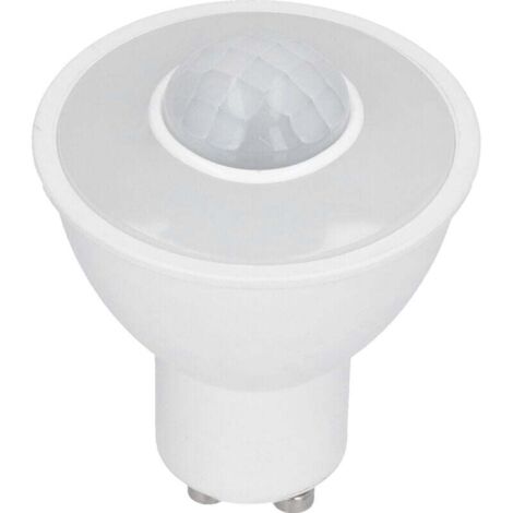 Ampoule GU10 ampoule de détection de corps infrarouge 5W 500LM ampoule LED pour plafond couloir AC100-240V lumière blanche