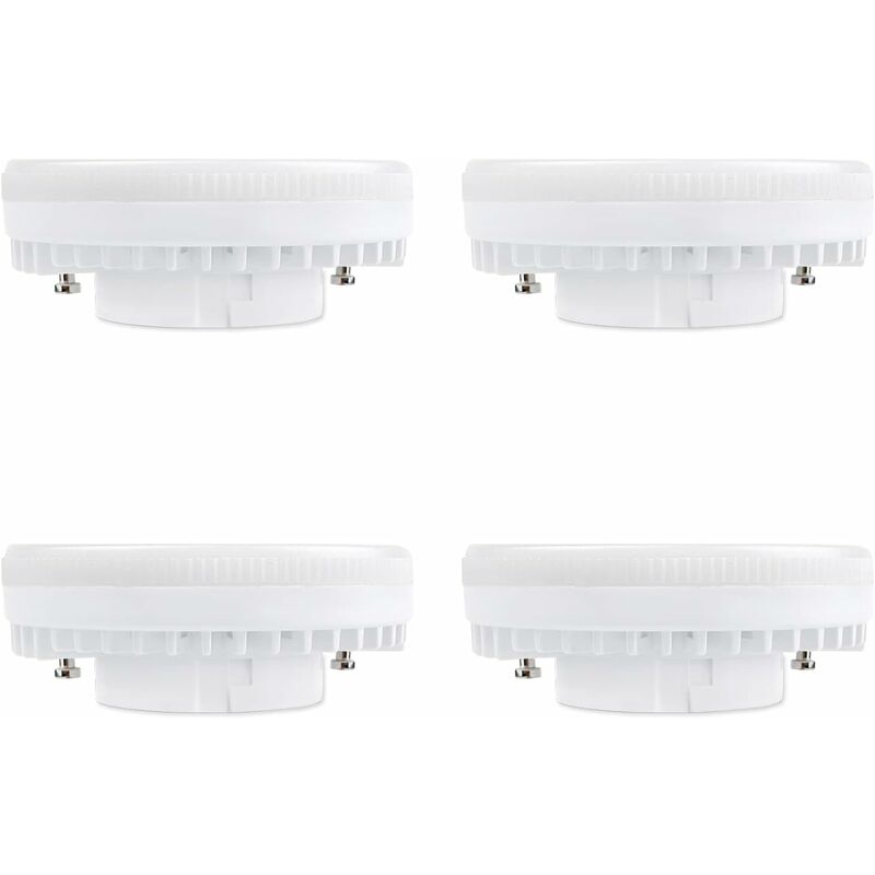 Ampoule GX53 led 9W, Blanc Froid 6000K, 120°, Équivalent Lampe cfl GX53 15W-18W, 900LM, Non-dimmable, Spot led Encastrable pour Meuble