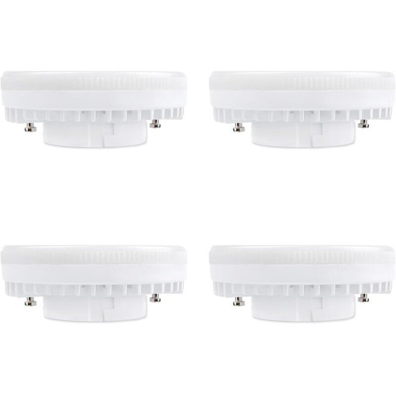 Ampoule GX53 LED 9W, Blanc Froid 6000K, 120°, Équivalent Lampe CFL GX53 15W-18W, 900LM, Non-dimmable, Spot LED Encastrable pour Meuble