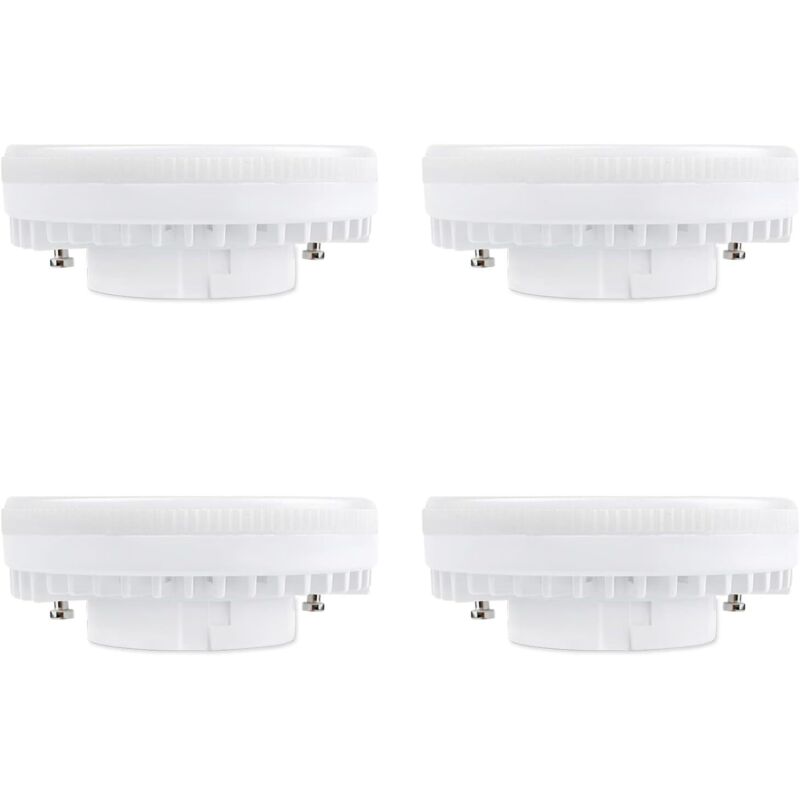 Ampoule GX53 LED 9W Blanc Neutre 4000K, 900LM, 120°, Équivalent Lampe CFL GX53 15W-18W, non-dimmable, Spot LED Encastrable GX53 Neutre pour