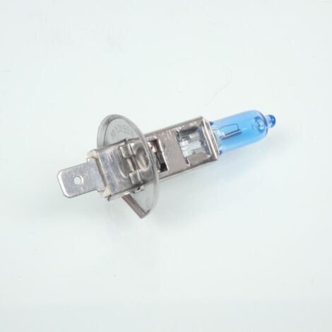 Ampoule H1 bleue 12V 55W RMS pour moto scooter auto Neuf