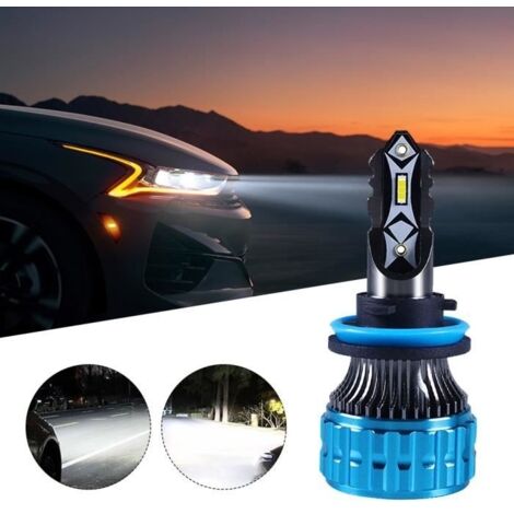 Ampoule h4-Lampes de Phares Auto 6000K pour Voiture-1 PAIRE