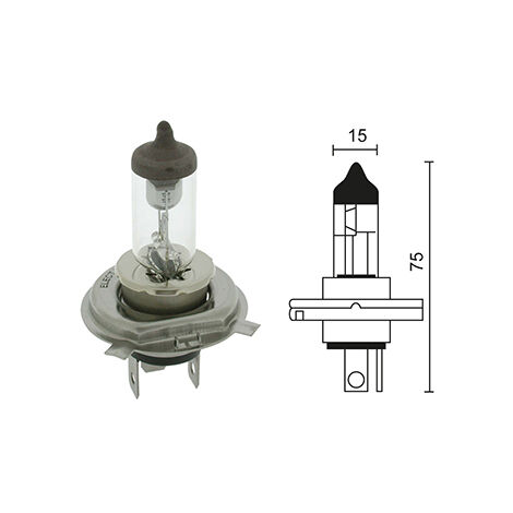 Ampoule Halogène 12v - 60/55w Modèle H4