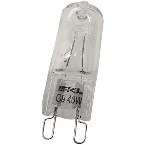 Ampoule halogène de four G9 40W (8085641028, C00861224) Four, cuisinière AEG, ARISTON HOTPOINT, ARTHUR MARTIN, ARTHUR MARTIN ELECTROLUX, BAUKNECHT, BOSCH, ELECTROLUX, ESSENTIEL B, FAURE, IGNIS, IKEA,