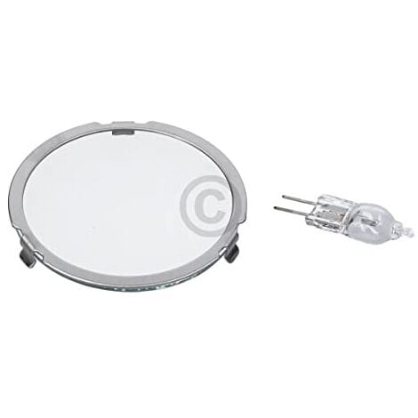 BOSCH Ampoule halogène compatible avec NEFF 00629022 20 W 12 V avec couvercle pour hotte aspirante
