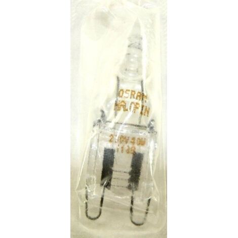 Ampoule halogène de four G9 40W (293262-12341) (8085641028) Four, cuisinière WHIRLPOOL, ELECTROLUX, BAUKNECHT, AEG, SAMSUNG, SME