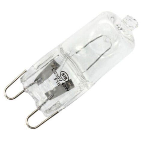 Ampoule halogène de four G9 40W (293262-12343) (8085641028) Four, cuisinière WHIRLPOOL, ELECTROLUX, BAUKNECHT, AEG, SAMSUNG, SME