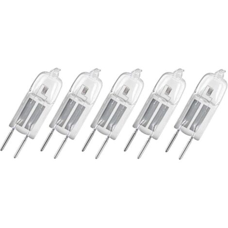 Ampoule Halogène G4 - Lot de 5 - 10W 12V - Lumière Chaude 2800K - Culot à Broche - Intérieur