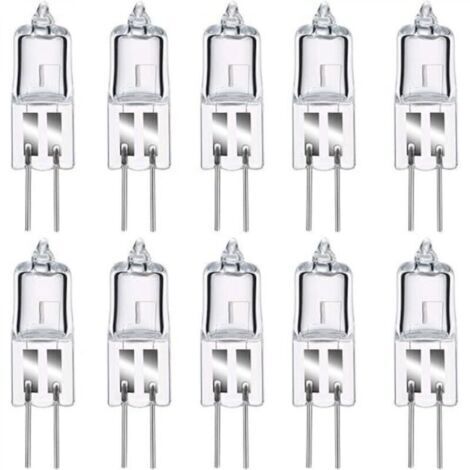 Ampoule Halogène G4 Lot de 8 - Blanc Chaud 12V 20W, 2800K, 240LM, Intensité Variable, Sans Scintillement, 100 CRI