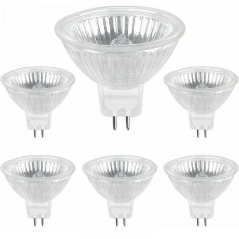 Ampoule Halogene GU5.3 35W 12V. Ampoule Spot Halogène MR16. pack de 6.