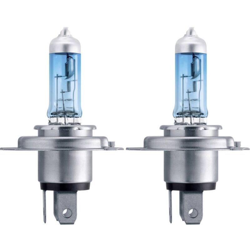 Philips 12342WVUSM Ampoule halogène WhiteVision, WhiteVision effet xénon H4 60/55 W 12 V