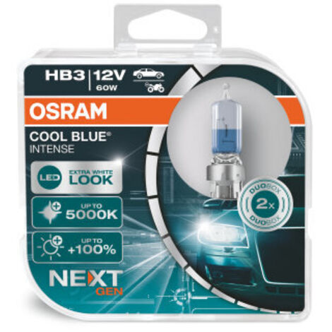 Ampoule halogène Osram Automotive 9005CBN-HCB COOL BLUE® INTENSE HB3 60 W 1 paire(s) W432112