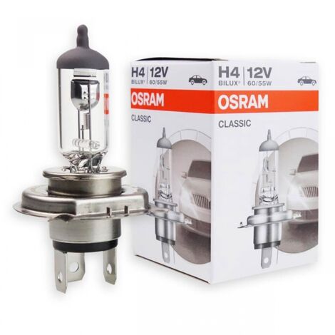 Ampoule halogène Osram Classic H4 12V 60/55 P43T