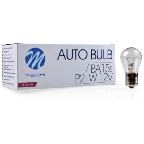 AMPOULE HALOGENE P21W BA15S 12V 21W (BOITE DE 10) MTECH