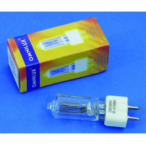 Ampoule halogène pour effet lumineux Omnilux Studiolampe 230 V GY9.5 500 W N/A S05278
