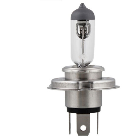 Ampoule halogène Pure Light H4 (472) pour phare, 12 V 55 W, culot P43T - Lot de 1 ampoule de rechange pour voiture - AquaForge