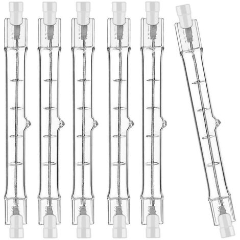 Ampoule halogène R7s 118 mm 200 W 230 V, tige halogène R7s, ampoule halogène R7s à intensité variable, tige halogène L
