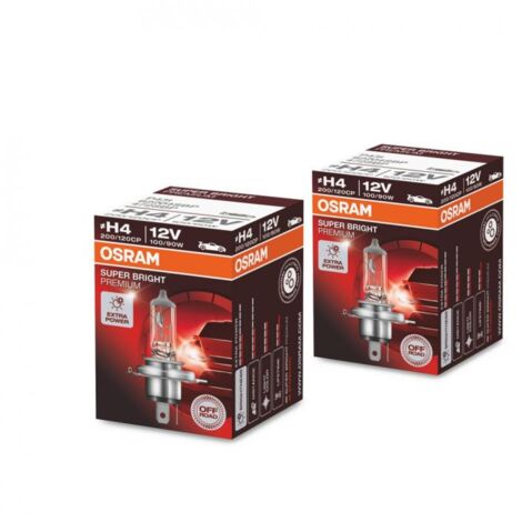 Ampoule Halogène Super BRIGHT PREMIUM (H4) 12V Osram 62204SBP
