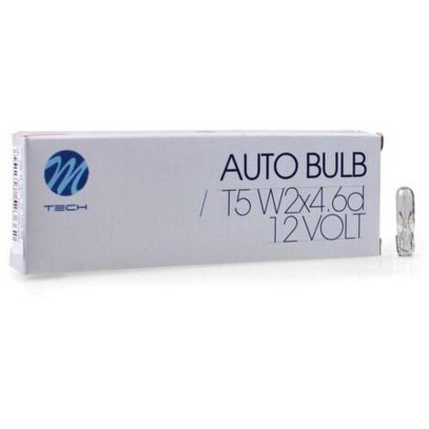 AMPOULE HALOGENE W2.3W W2X4,6D 12V 2.3W (BOITE DE 10) MTECH