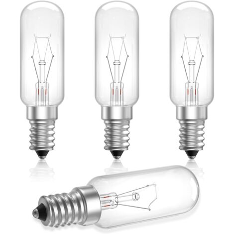 Ampoule Hotte Aspirante E14 - Lot de 4 - 28W - Blanc Chaud 2700K - Dimmable - Pour Cuisine Et Frigo