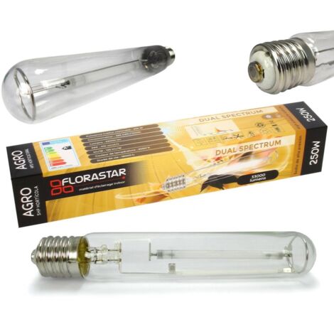 Ampoule HPS 250W Double Spectre - FLORASTAR
