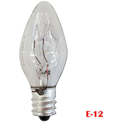 Ampoule Incandescente Bougie-Mini Clair 7w E-12