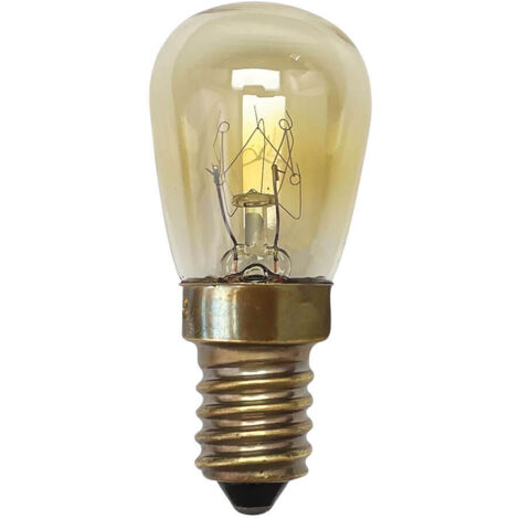 Ampoule Incandescente E14 compatible four 14W, 240V, 70 lumens, 2100K blanc-chaud, verre, maxi 300°C- Tibelec