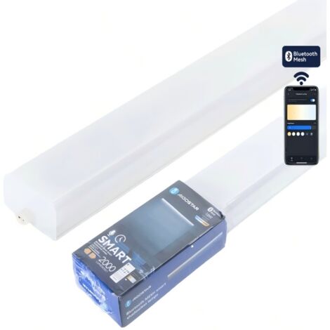 Ampoule intelligente Aigostar Bluetooth maillée, 0,6 m 18W CCT réglable, panneau LED sans ombre