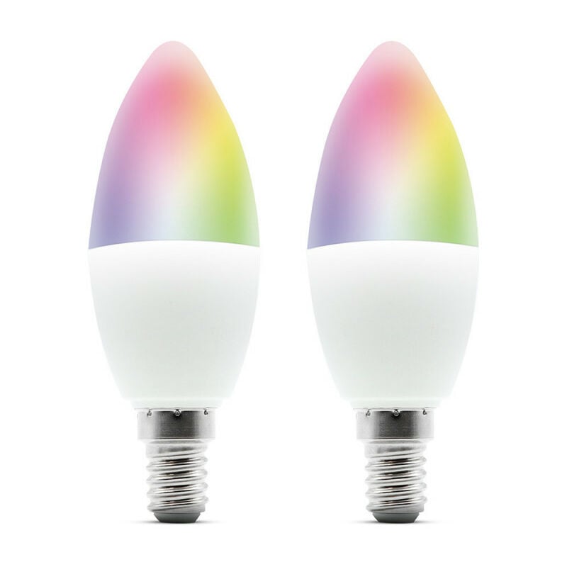 Metronic - Ampoule intelligente Wi-Fi E14 led rgb 5W (pack de 2) pour 495718