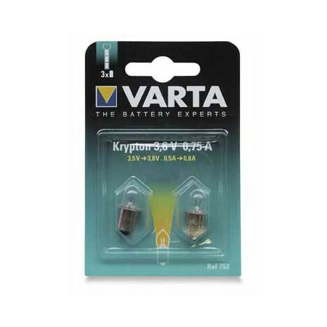 Ampoule Krypton 3 6V 0.75 Amp. Varta