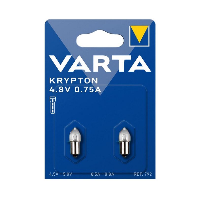 Philips Ampoule Krypton culot lisse 4,8V - VARTA - 2-48080TO - vue 2