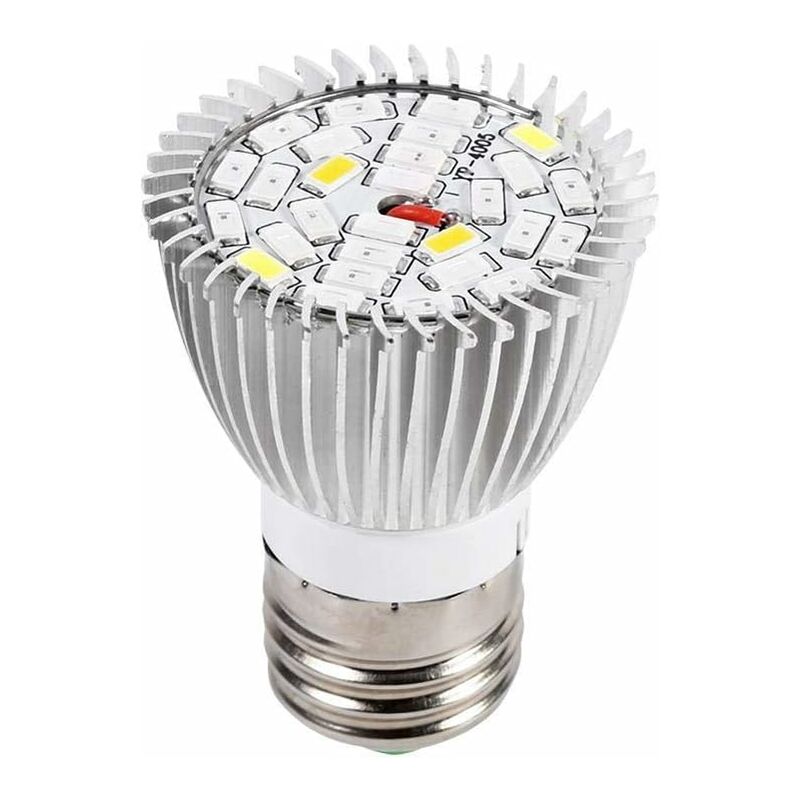 Ampoule Lampe de Croissance, LED Cultiver Ampoule 10W E27 Haute Puissance Panneau Full Spectrum LED À Effet de Serre Hydroponique Vegs En Pot Plante