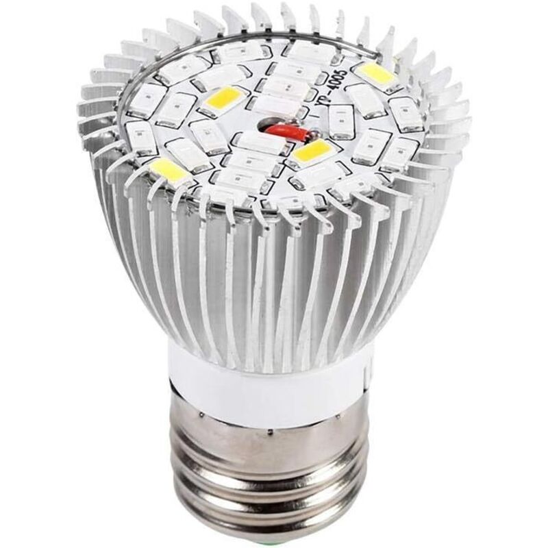 Ampoule Lampe de Croissance, LED Cultiver Ampoule 10W E27 Haute Puissance Panneau Full Spectrum LED À Effet de Serre Hydroponique Vegs En Pot Plante