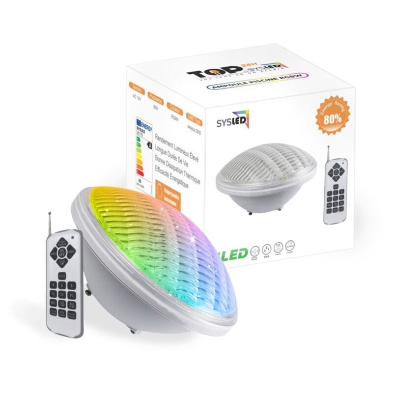 Dpzo - Ampoule Lampe led Piscine PAR56 Couleur rgb 35W avec 441 LEDs