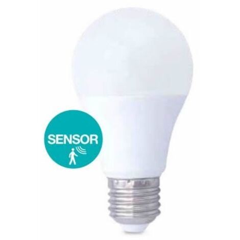 Ampoule LED 10W avec capteur de présence E27 3000K
