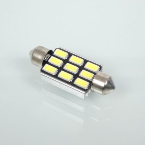 Ampoule LED 12V blanche type navette C10W CANBUS RMS pour auto