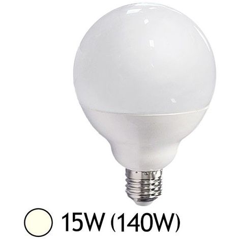 Ampoule LED 15W (140W) E27 Globe Blanc jour 4000°K - 74321