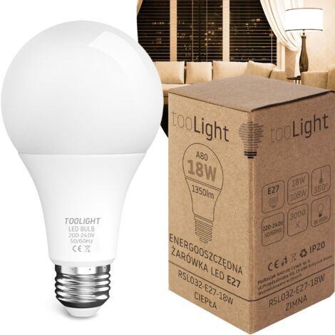 AMPOULE LED 18W CHAUDE E27 230V RSL032
