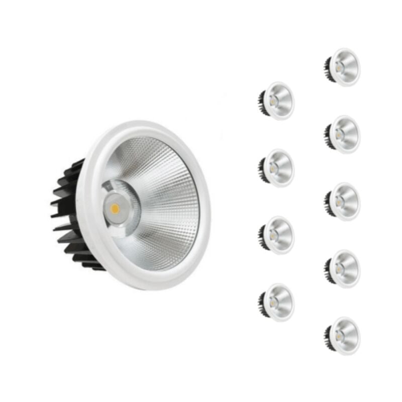 Ampoule led 20W AR111 cob Rond (Pack de 10) - Blanc Froid 6000K - 8000K Silamp