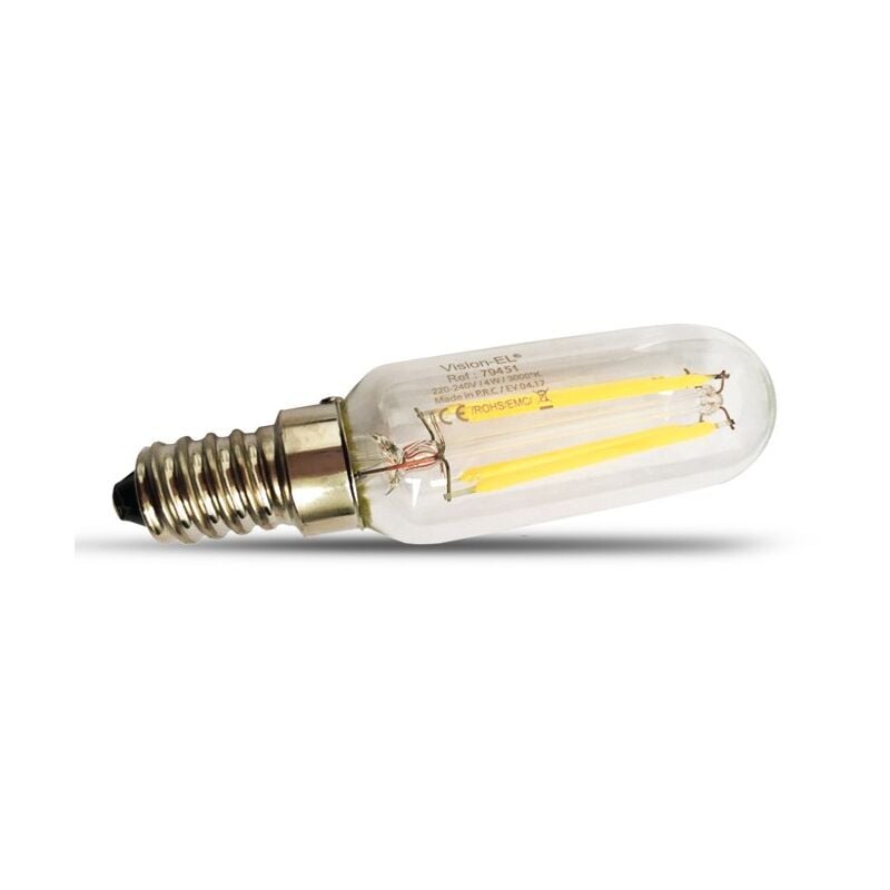 Ampoule led Filament E14 4W Frigo Miidex Lighting® blanc-chaud-3000k - non-dimmable