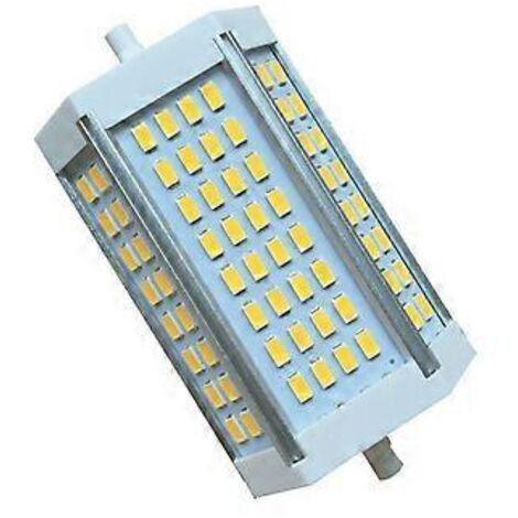 Ampoule LED 30W R7s dimmable 118 mm, culot J118, lumière du jour 4000K, double culot, 3000 lm, équivalent à une ampoule halogène 300W, pour la maison, le salon, le balcon, etc.