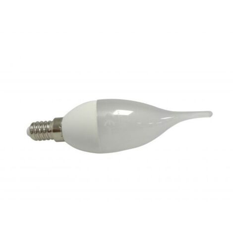 Ampoule Led 4W (35W) E14 Flamme opale Blanc jour 4000°K