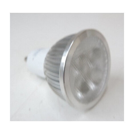 Ampoule LED 4W blanc froid 6000K 323lm culot GU10 230V non-dimmable coque noire faisceau 25° D-SPOT