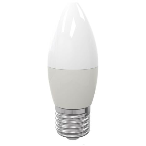 Ampoule LED 7W E27 3000K 600 lm bougie dépoli Eko-Light