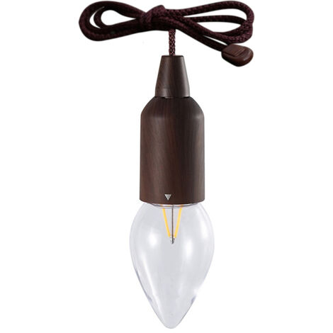 Ampoule LED à Cordon Portable avec Piles pour Intérieur Extérieur Camping Décoration