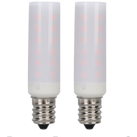 Ampoule LED à Effet Flamme E12 220LM avec Effet Flamme Réaliste en PC pour Décoration Intérieur/Extérieur (Lot de 2 Ampoules)