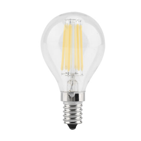Ampoule LED à filament 6W E14 G45, tube LED effet bougie, 220V lumière blanc chaud