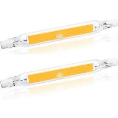 Ampoule LED à filament COB 5W R7s 78MM J78, 500 lumens, diffusion à 360°, équivalent à une ampoule halogène de 30W, 48W ou 50W, idéale pour la maison, la cuisine, la chambre, le balcon, le bureau, etc