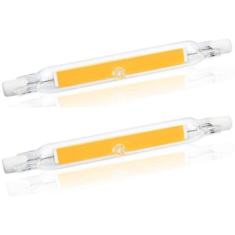 Ampoule LED à filament COB 5W R7S 78MM J78, 500 lumens, éclairage à 360°, équivalent à une ampoule halogène de 30W, 48W ou 50W, idéale pour la maison, la cuisine, les chambres, le balcon, le bureau, e